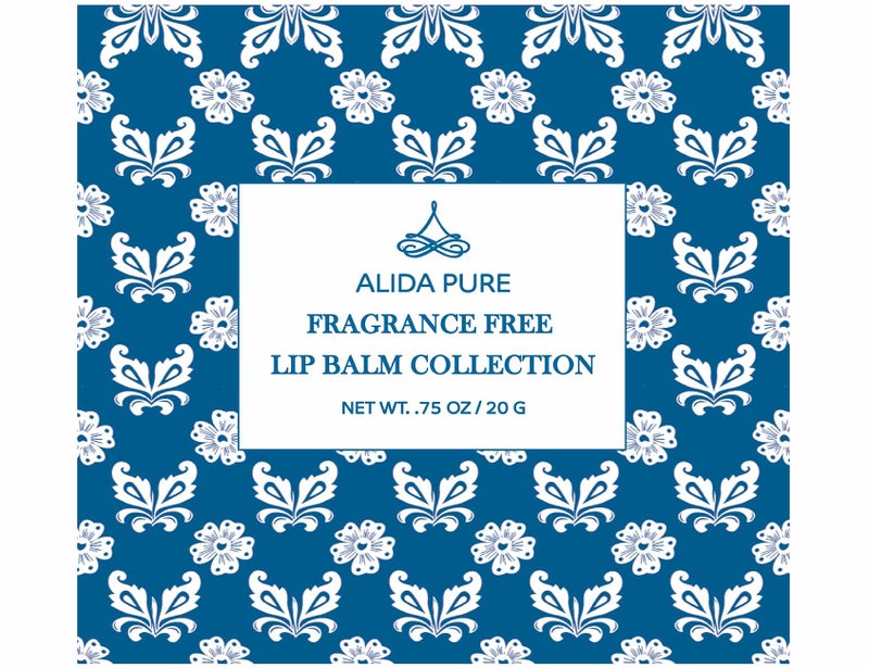 ALIDA PURE Fragrance Free Lip Balm, Vegan Set, Unscented, No Flavor, Beeswax Free, Organic Jojoba and, Avocado Oil, Vitamin E, Natural Moisturizer for Dry, Chapped, or Cracked Lips, 5 Tube Set - Image 3